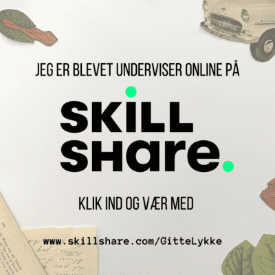 LÆR AT FOLDE BØGER WORKSHOP Skillshare teacher Gitte Lykke