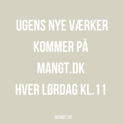 Ny original kunst på MANGT.dk